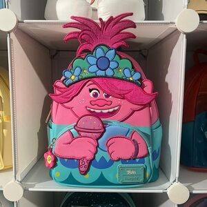 Trolls Poppy Loungefly Mini Backpack AMC Dreamworks Exclusive Band Together